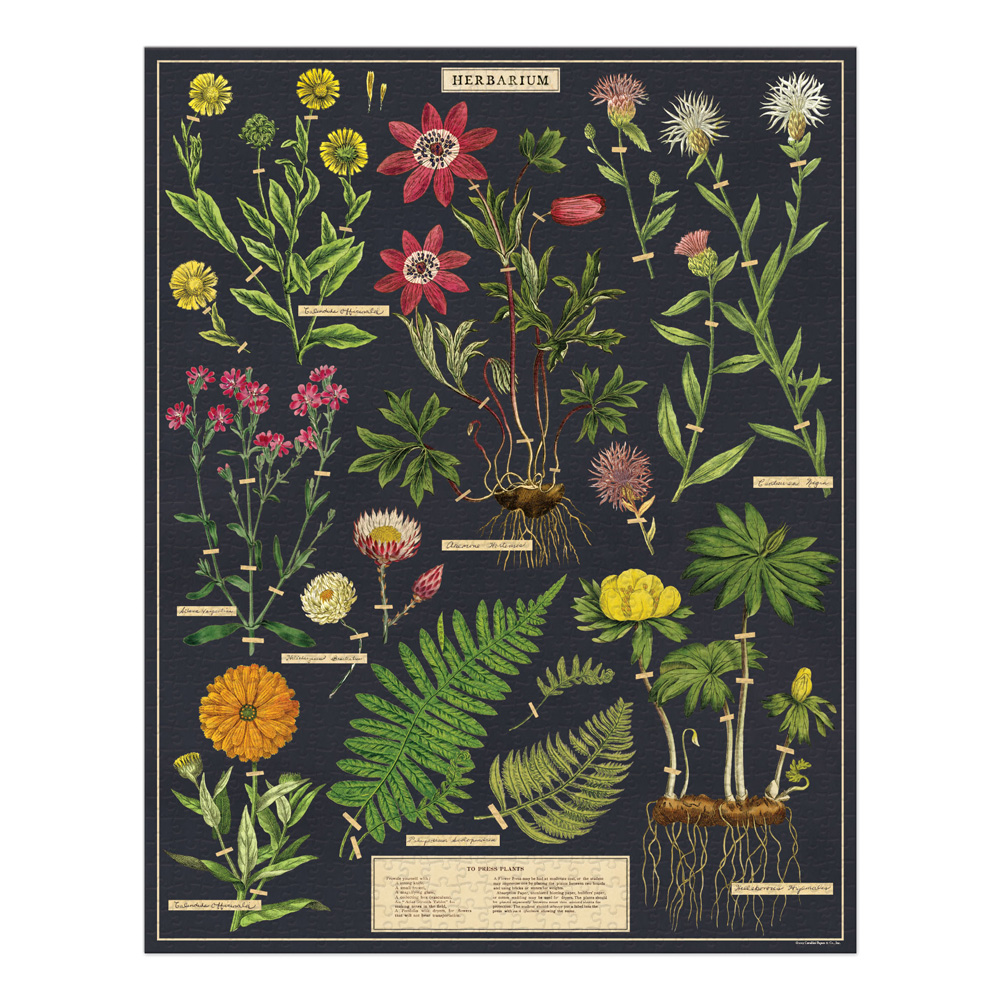 Cavallini 1000 Piece Puzzle Herbarium