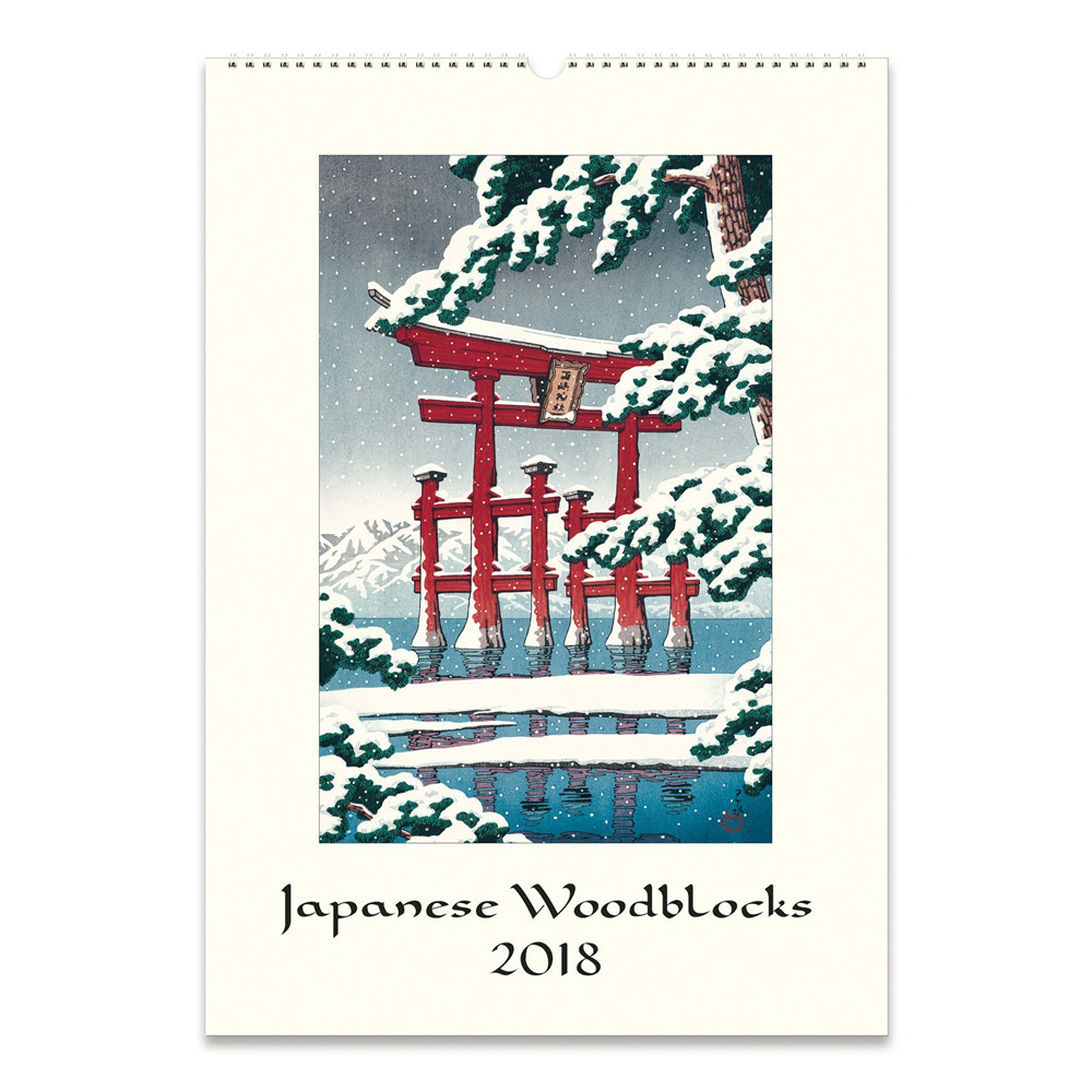 BUY 2018 Wall Calendar Japanese Wood Block