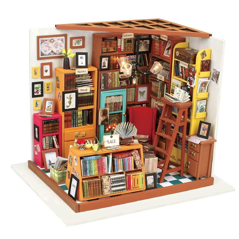 Sam's Study Room DIY Miniature House Kit