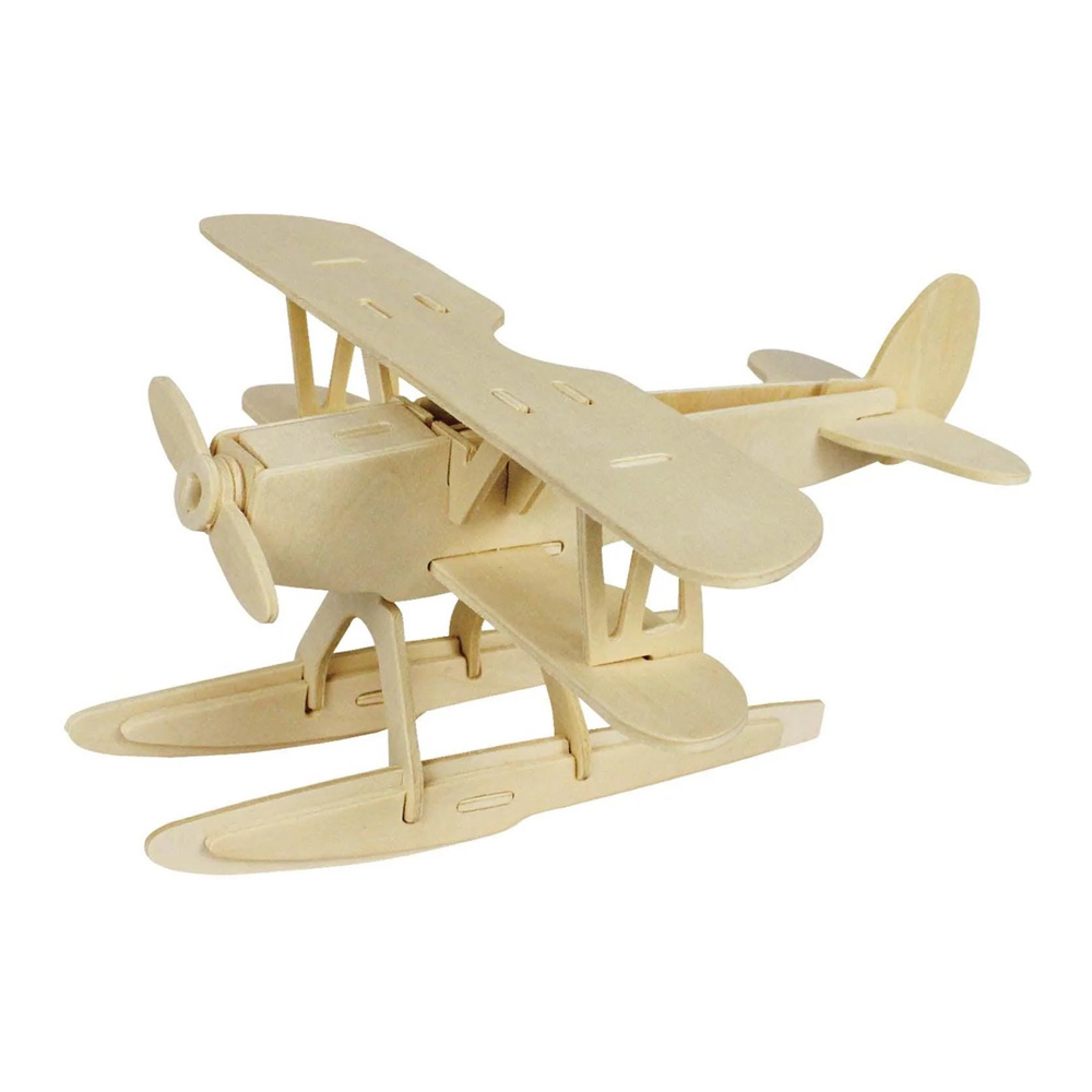 3D Wooden Puzzle: Hydroplane