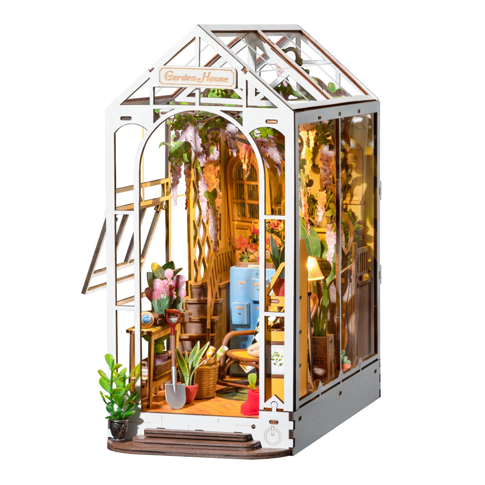 Gardenhouse DIY Miniature House Book Nook Kit