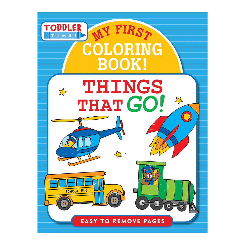 My First Coloring Book! Things That Go!