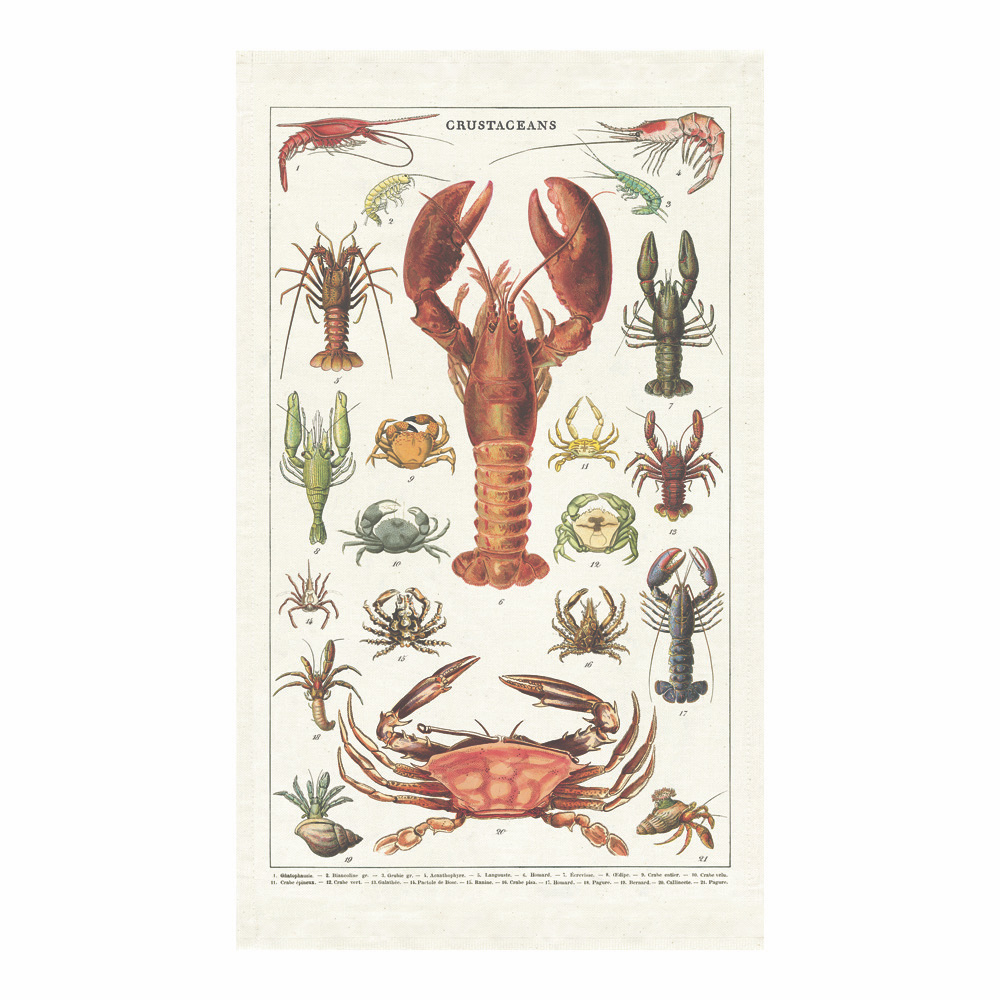 Tea Towel Crustaceans