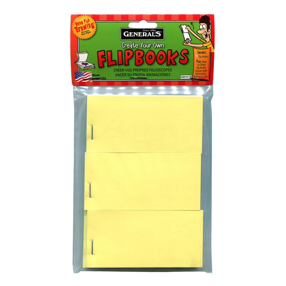 General Blank Flipbooks 6Pk