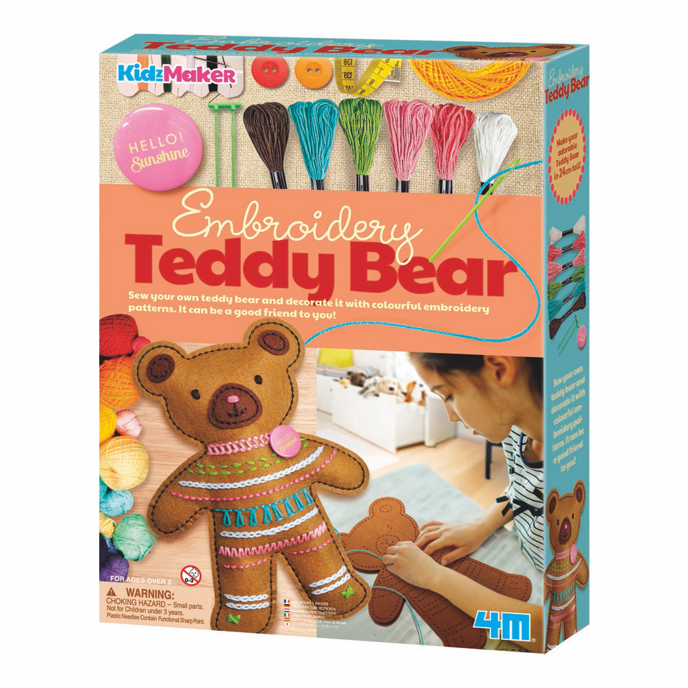 4M Embroidery Teddy Bear