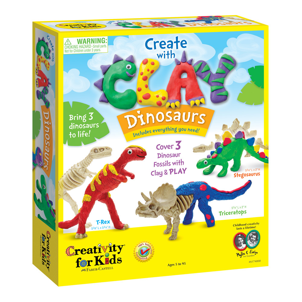 Create with Clay Dinosaurs