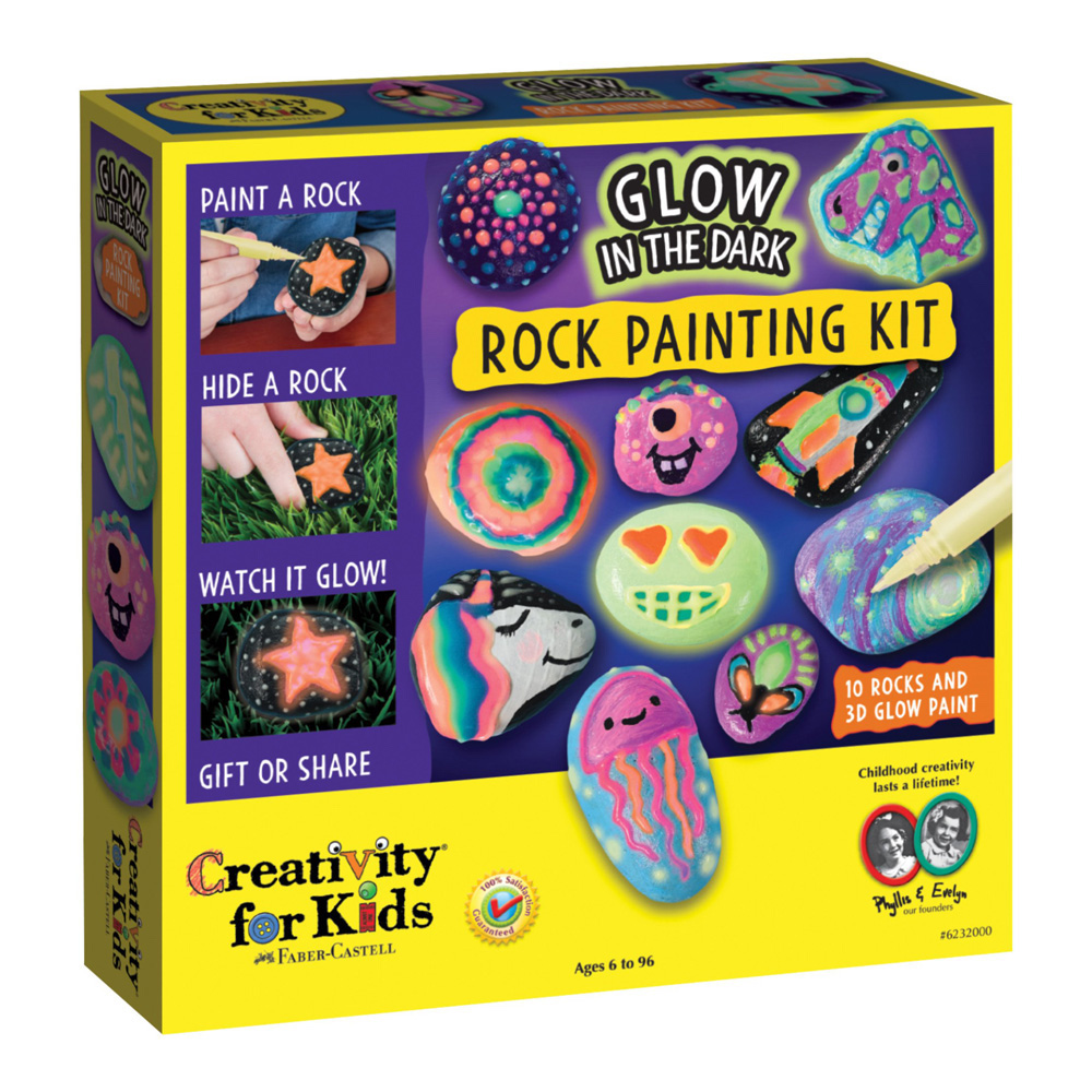 Glow in Dark Rock Painting