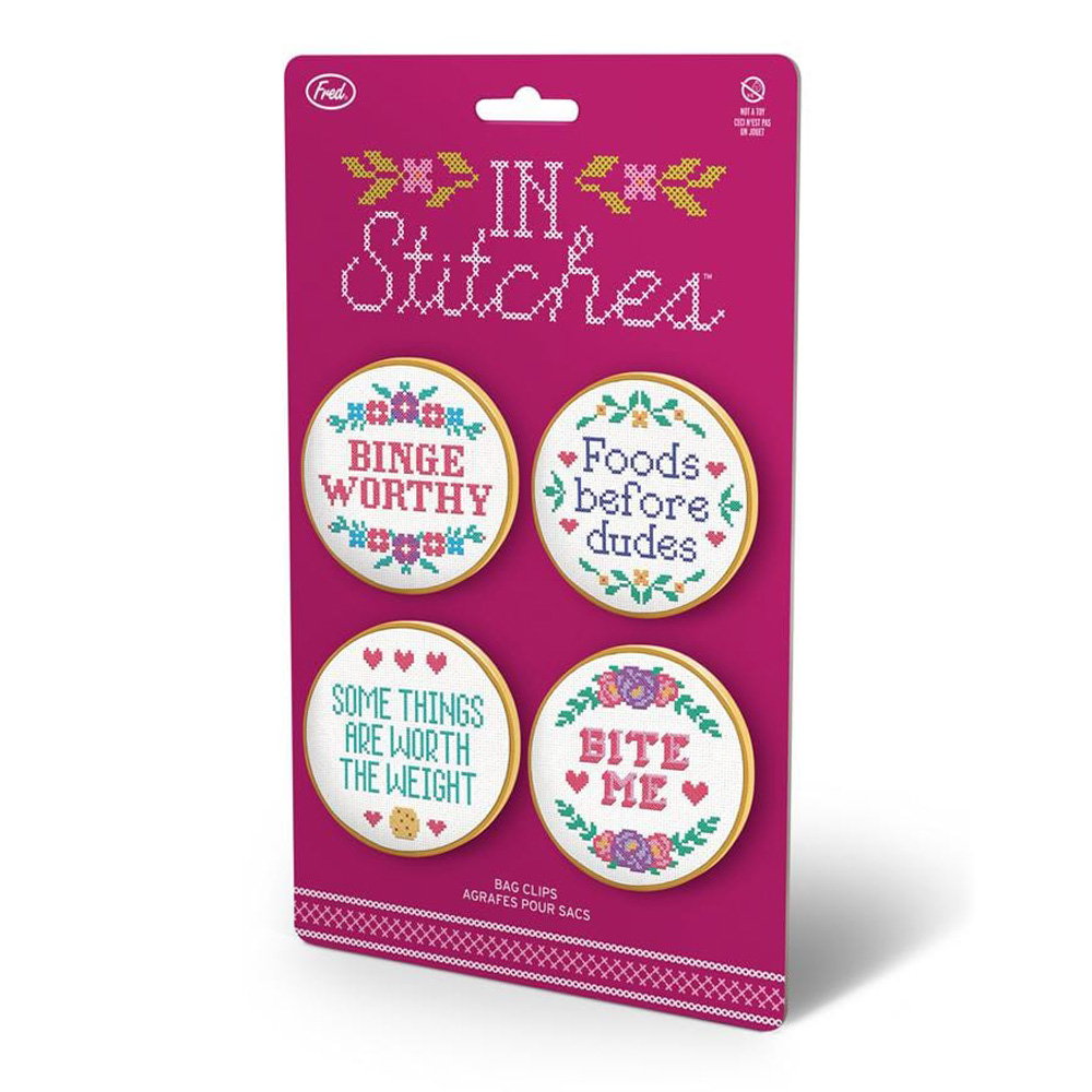 Fred Bag Clips: In Stitches
