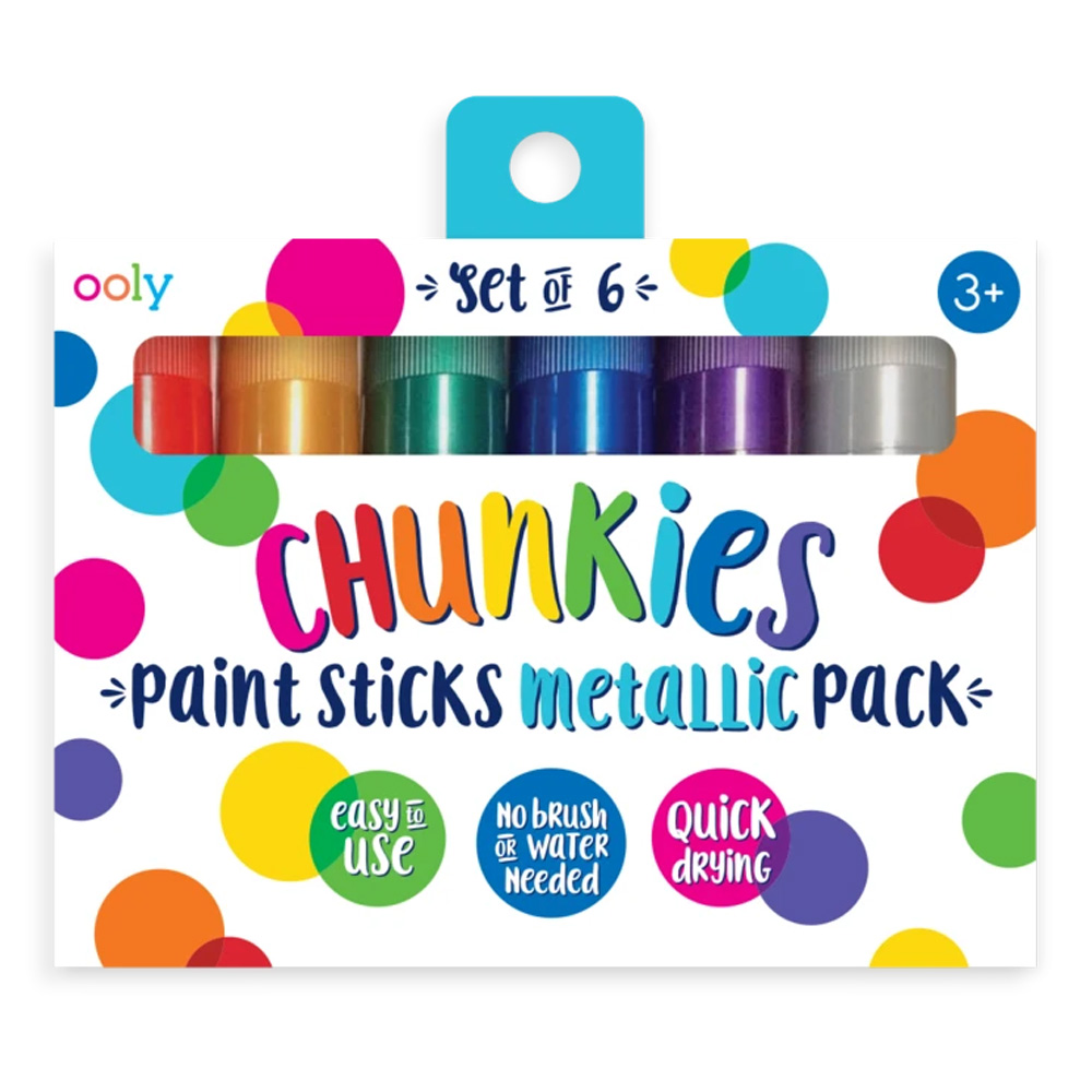 OOLY Chunkies Paint Stick Metallic Set/6