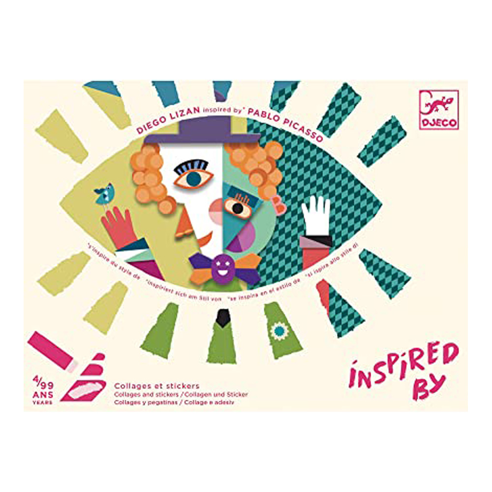 Inspired By Picasso Sticker Collage Kit