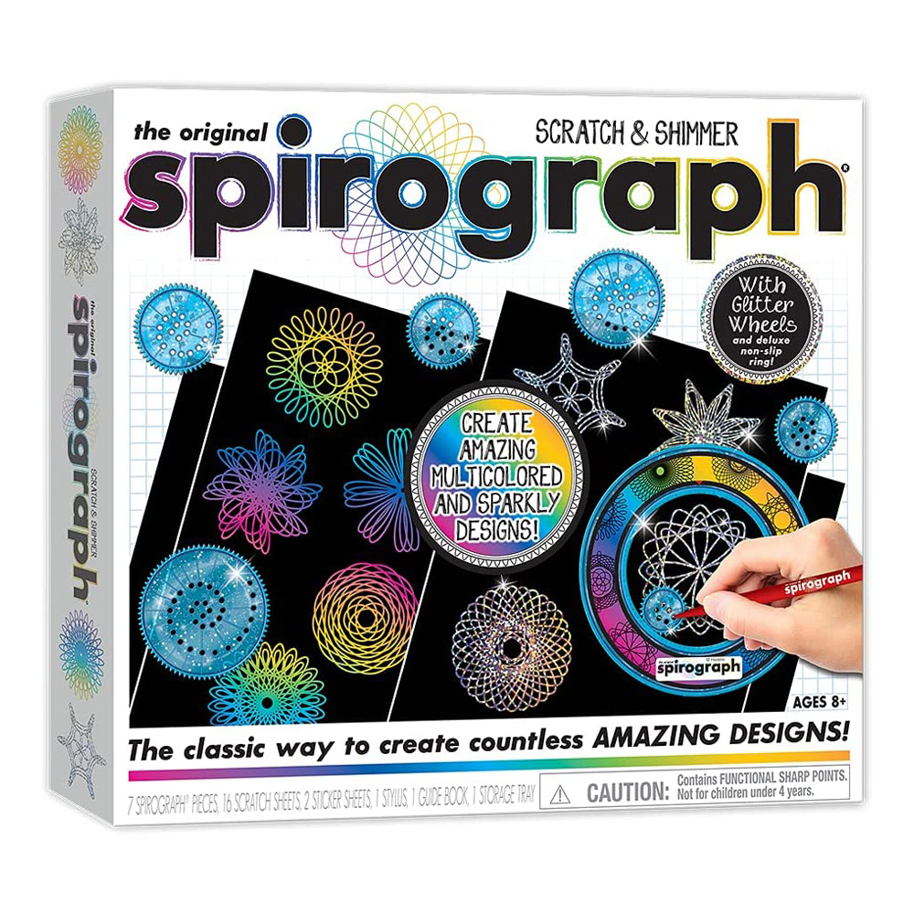 Spirograph Scratch and Shimmer