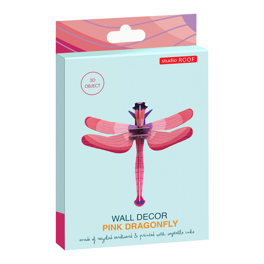 SR Wall Decoration Small Ruby Dragonfly