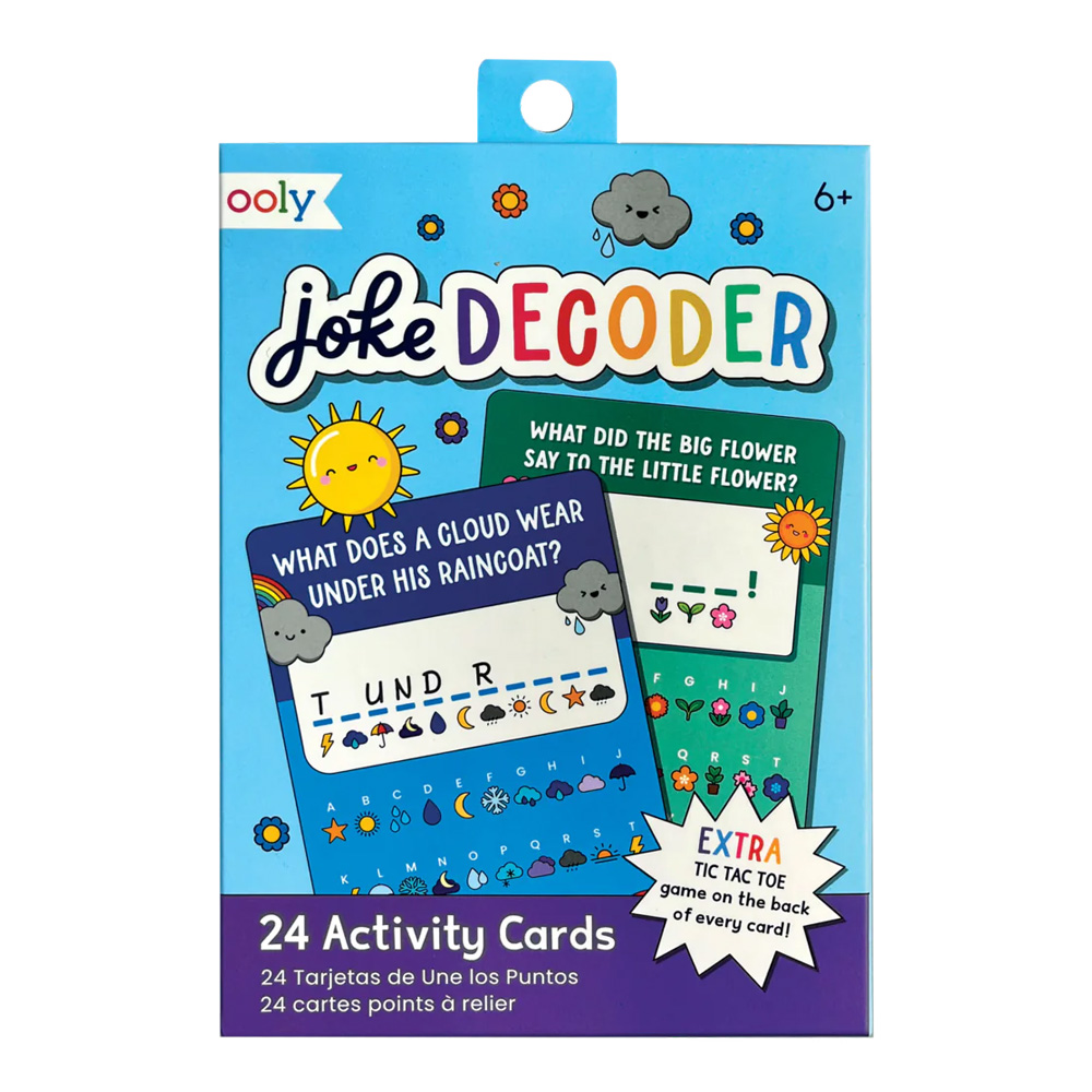 OOLY Paper Games Joke Decoder Activity Cards