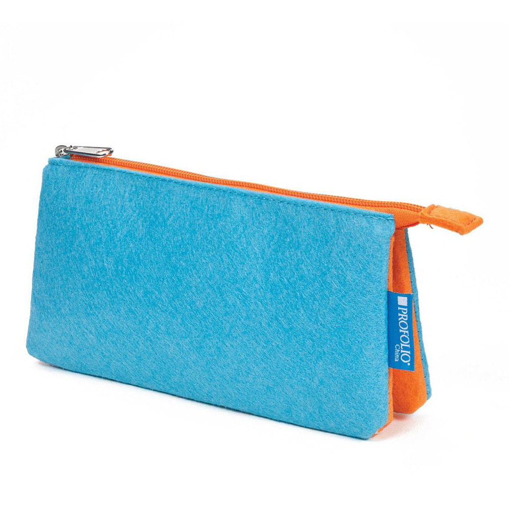 Itoya Midtown Pouch 4 x7 Ocean & Orange