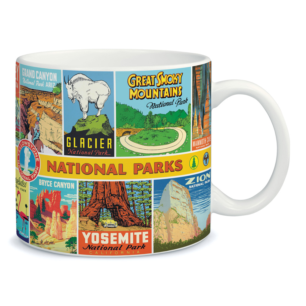 Cavallini Vintage Mug National Parks