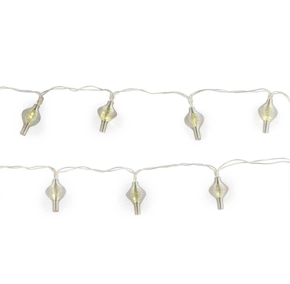 BUY Kikkerland Silver Spiral String Lights