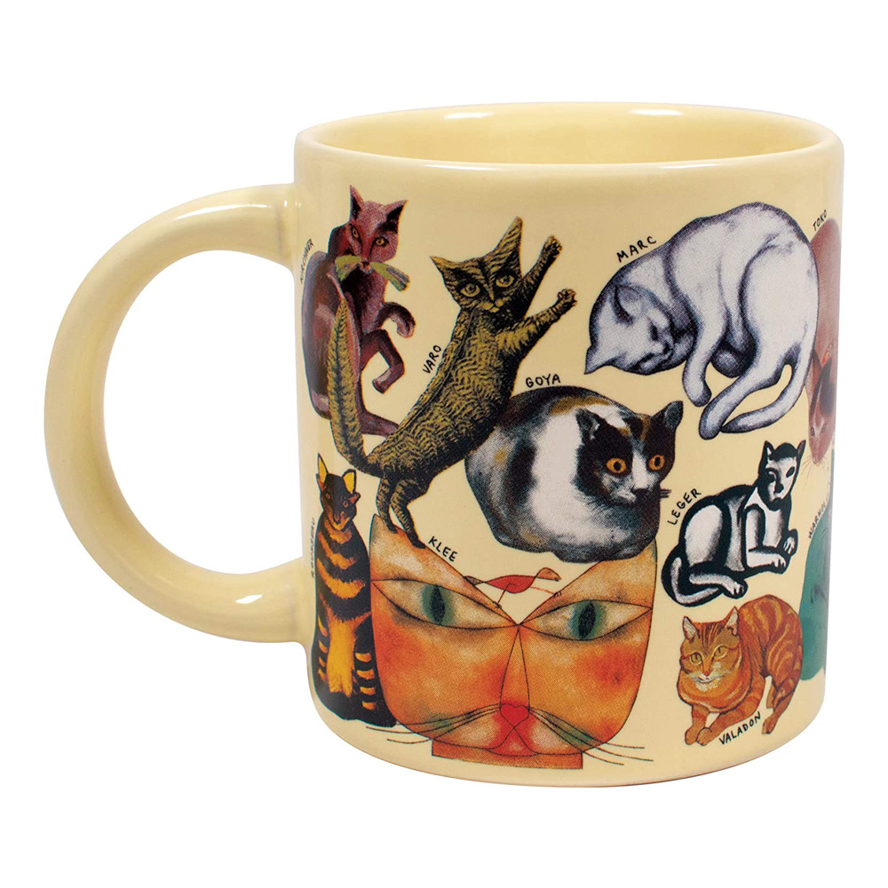 Coffee Mug: The Artistic Cat