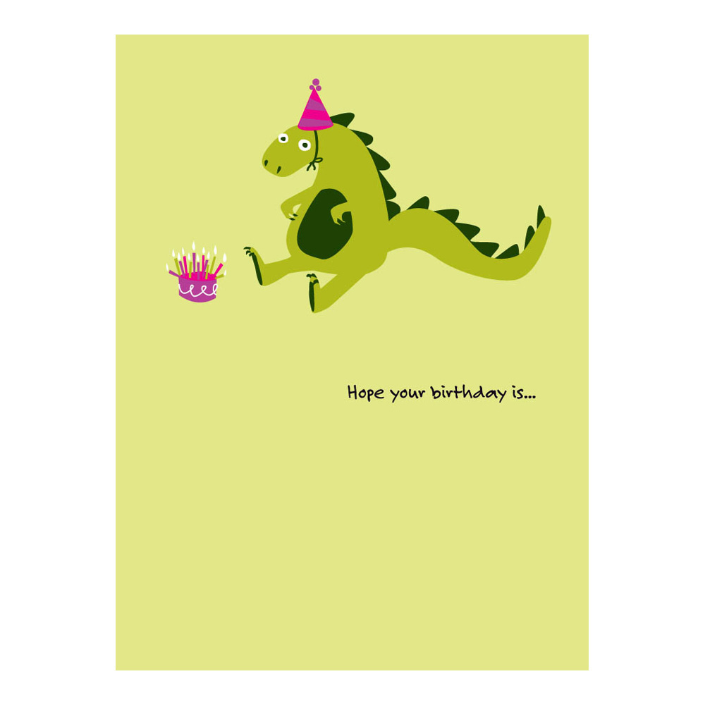 Great Arrow Birthday Card: Dino-mite!