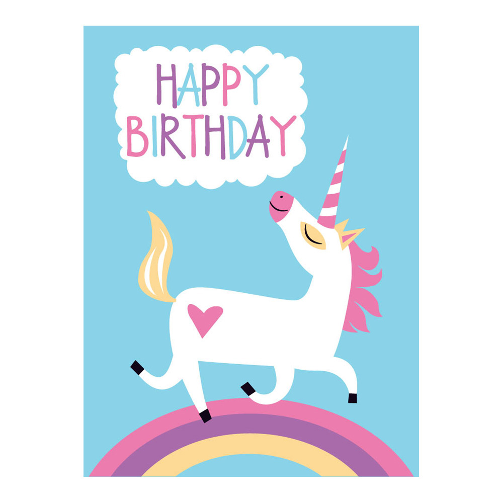 Great Arrow Birthday Card: Awesome Unicorn