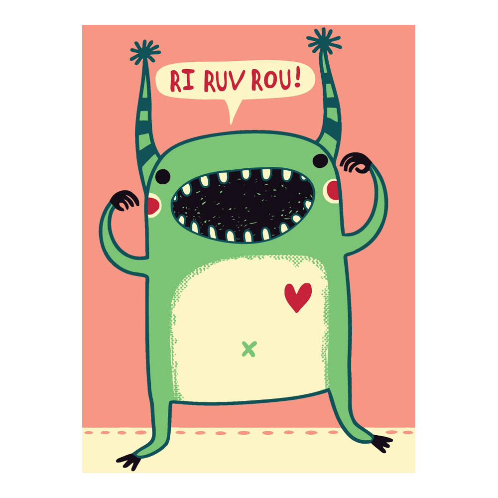 Great Arrow Card: Love Monster