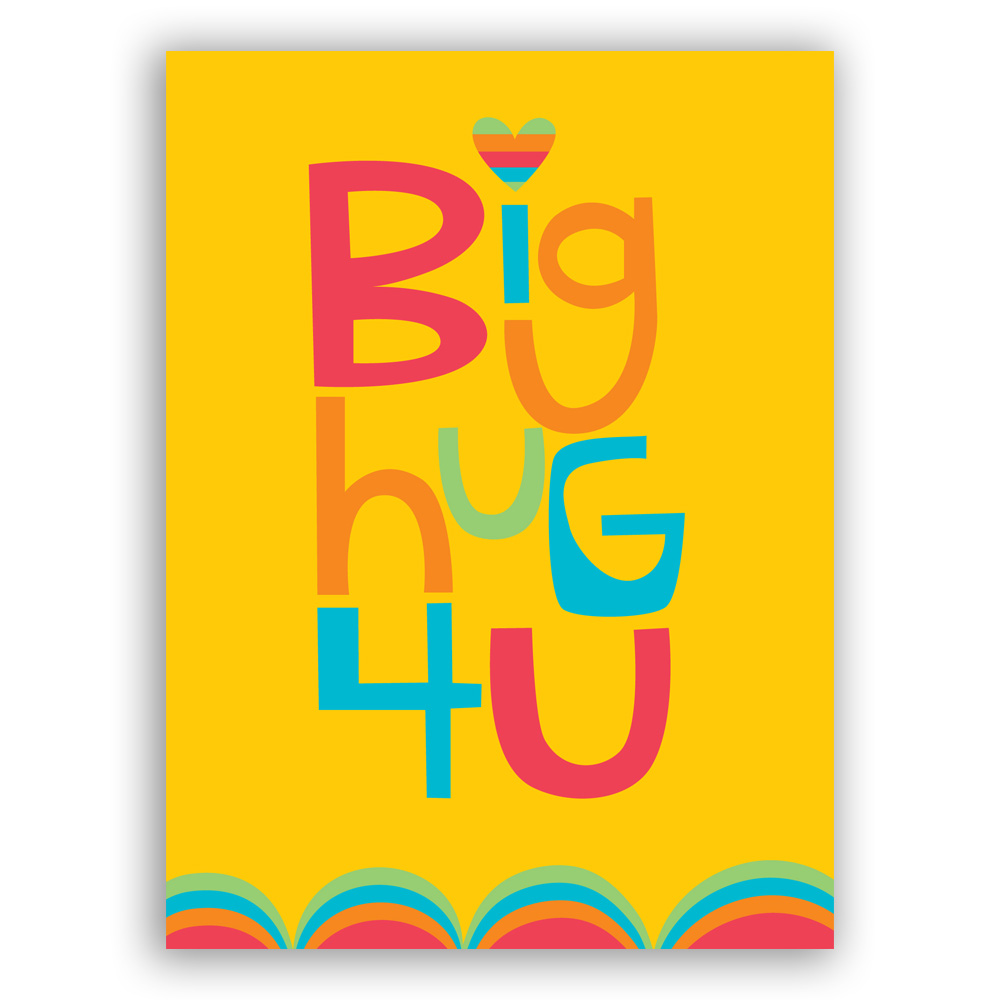 Great Arrow Card: Big Hug 4U