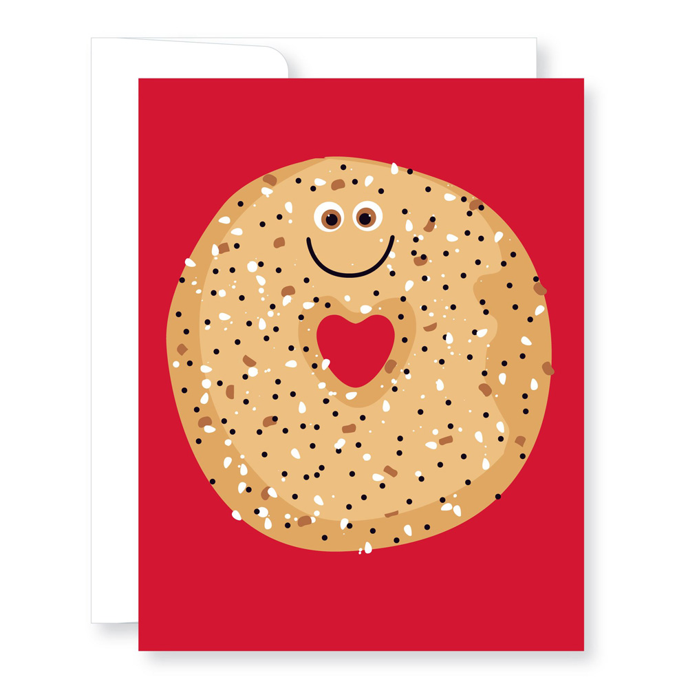 Great Arrow Card: Love Bagel