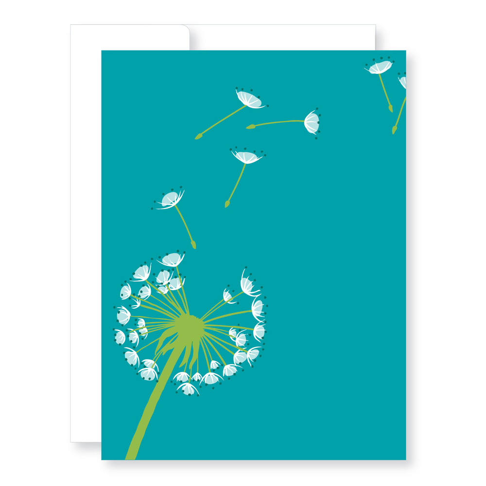 Great Arrow Birthday Card: Dandelion
