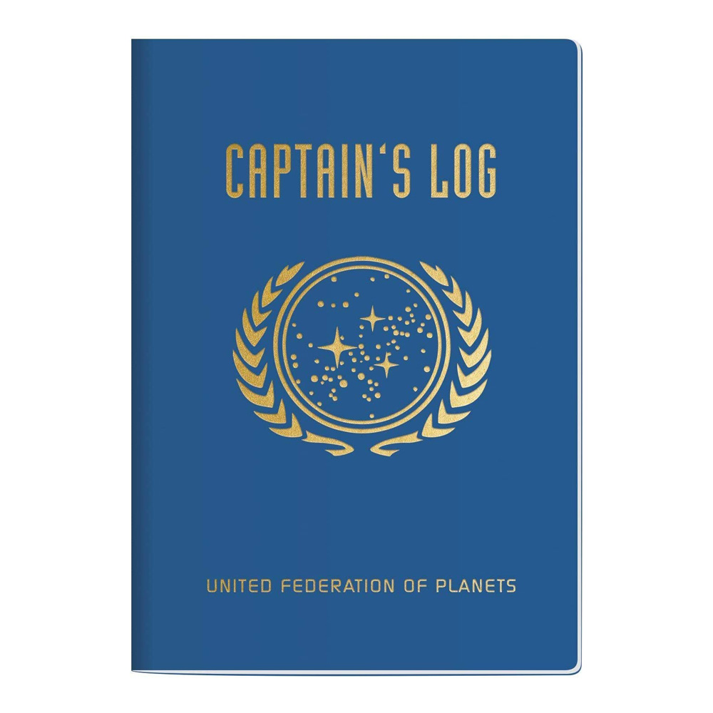 Notebook: Star Trek Captains Log