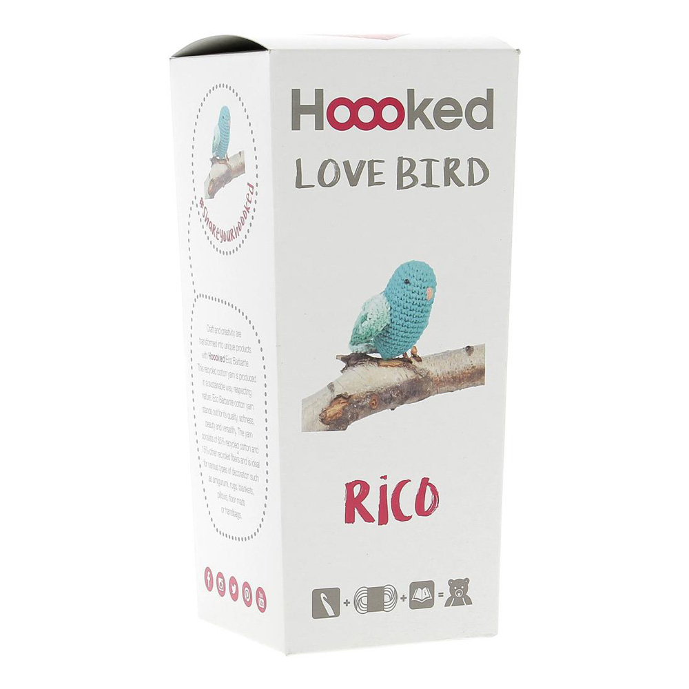 Hoooked Amigurumi Crochet Kit: Love Bird