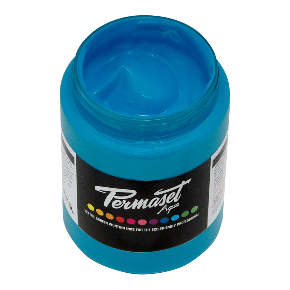 Permaset Aqua Fabric Ink 300ml Light Blue