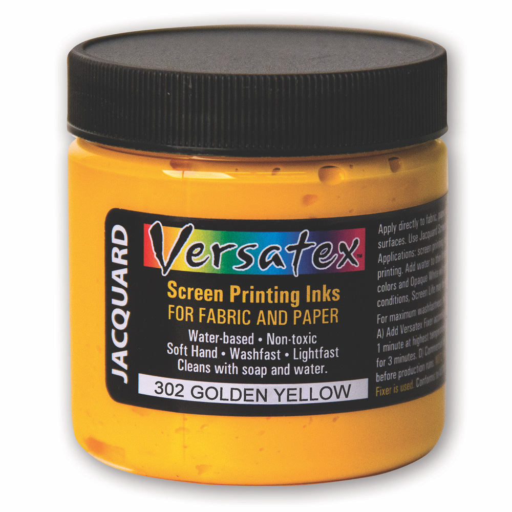 Versatex Screen Ink 4oz Golden Yellow