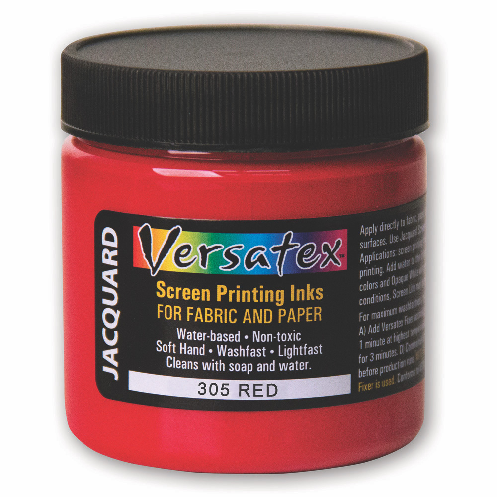 Versatex Screen Ink 4oz Red