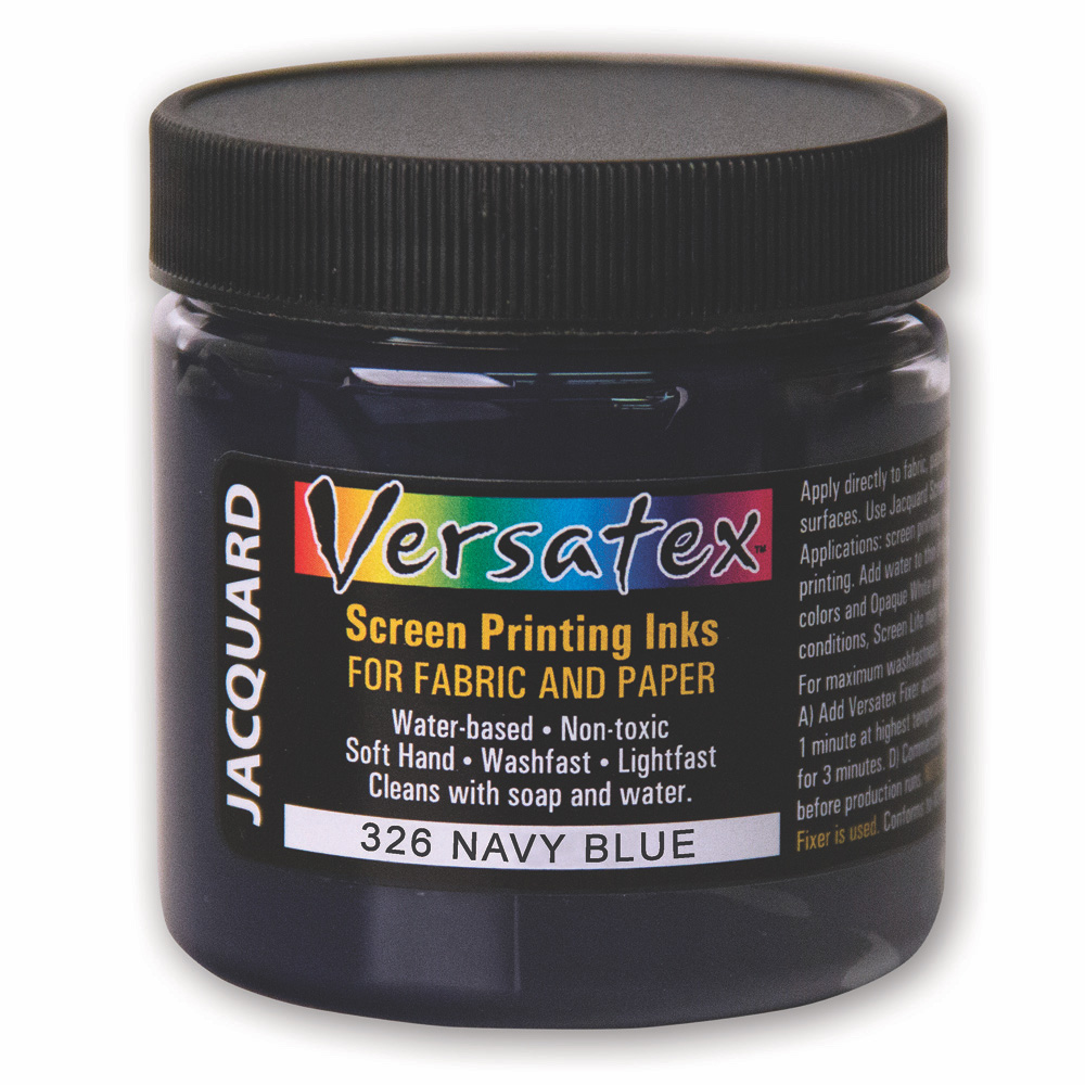 Versatex Screen Ink 4oz Navy Blue