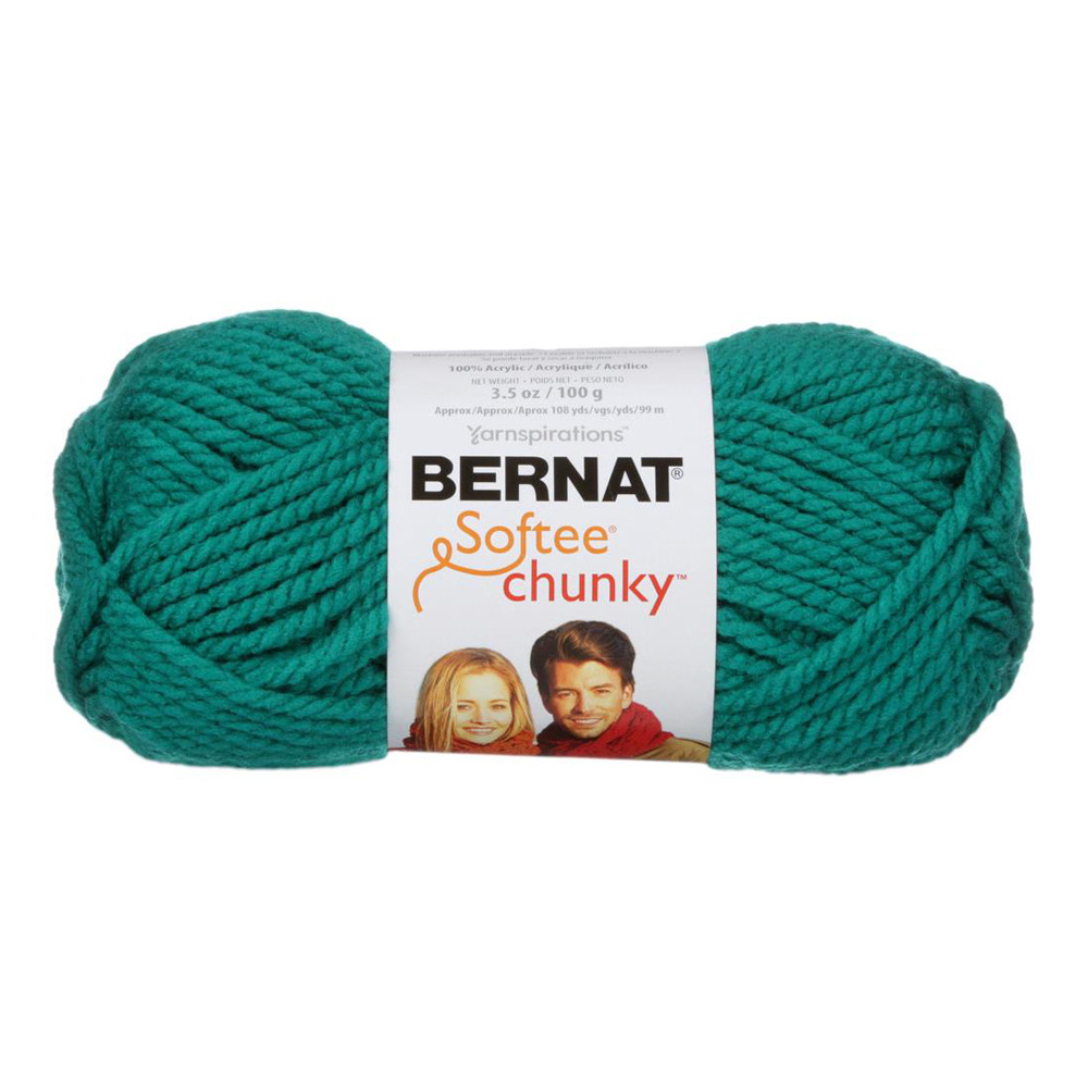 Bernat Softee Chunky Yarn Emerald