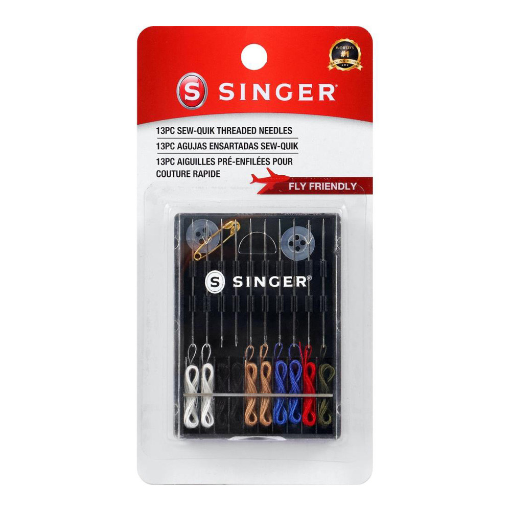 Singer Sew Quik 10 Threaded Needles Set