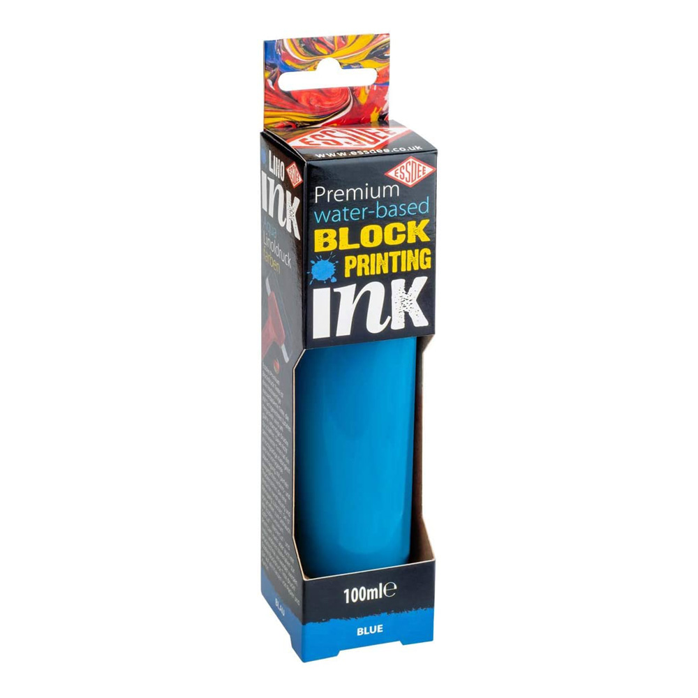 Essdee Block Printing Ink Blue 100ml