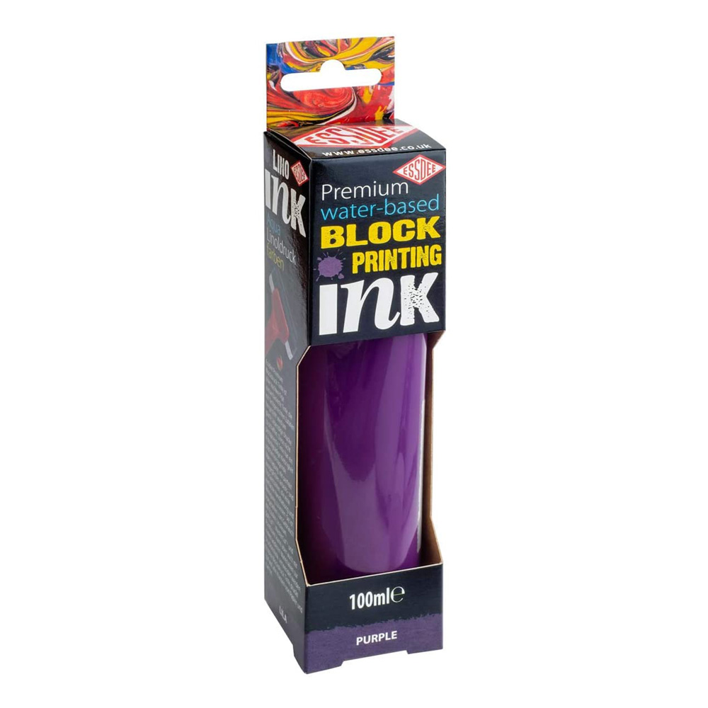 Essdee Block Printing Ink Purple 100ml