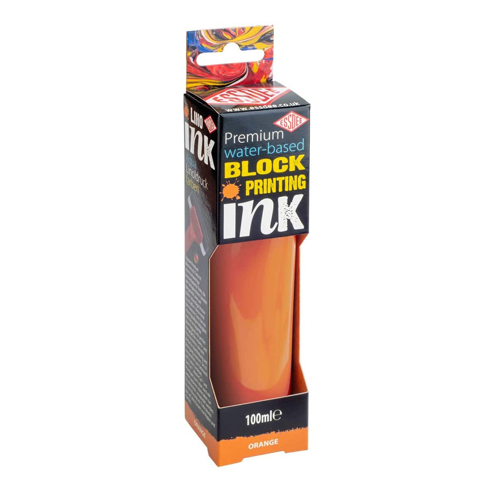 Essdee Block Printing Ink Orange 100ml