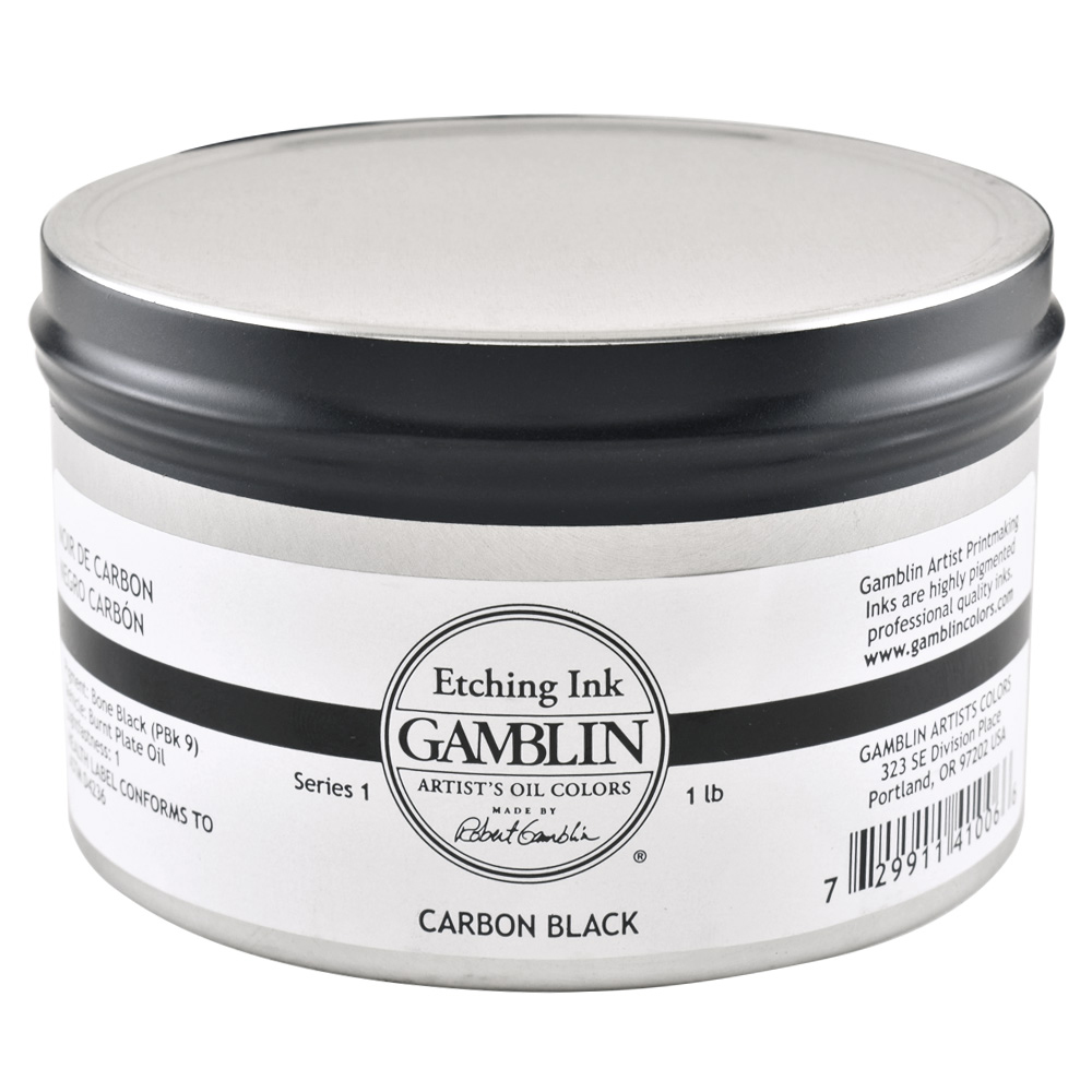 Gamblin Etching Ink Carbon Black 1 Lb