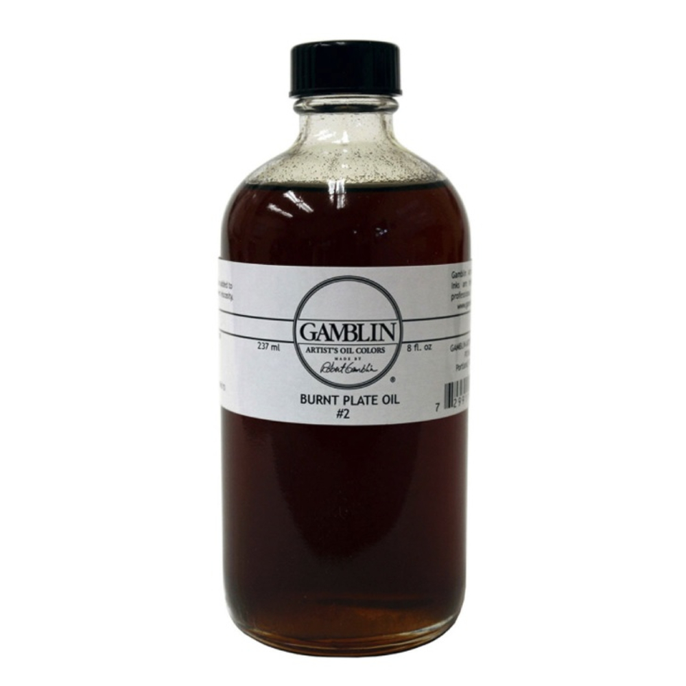 Gamblin Burnt Plate Oil #2 8 Oz