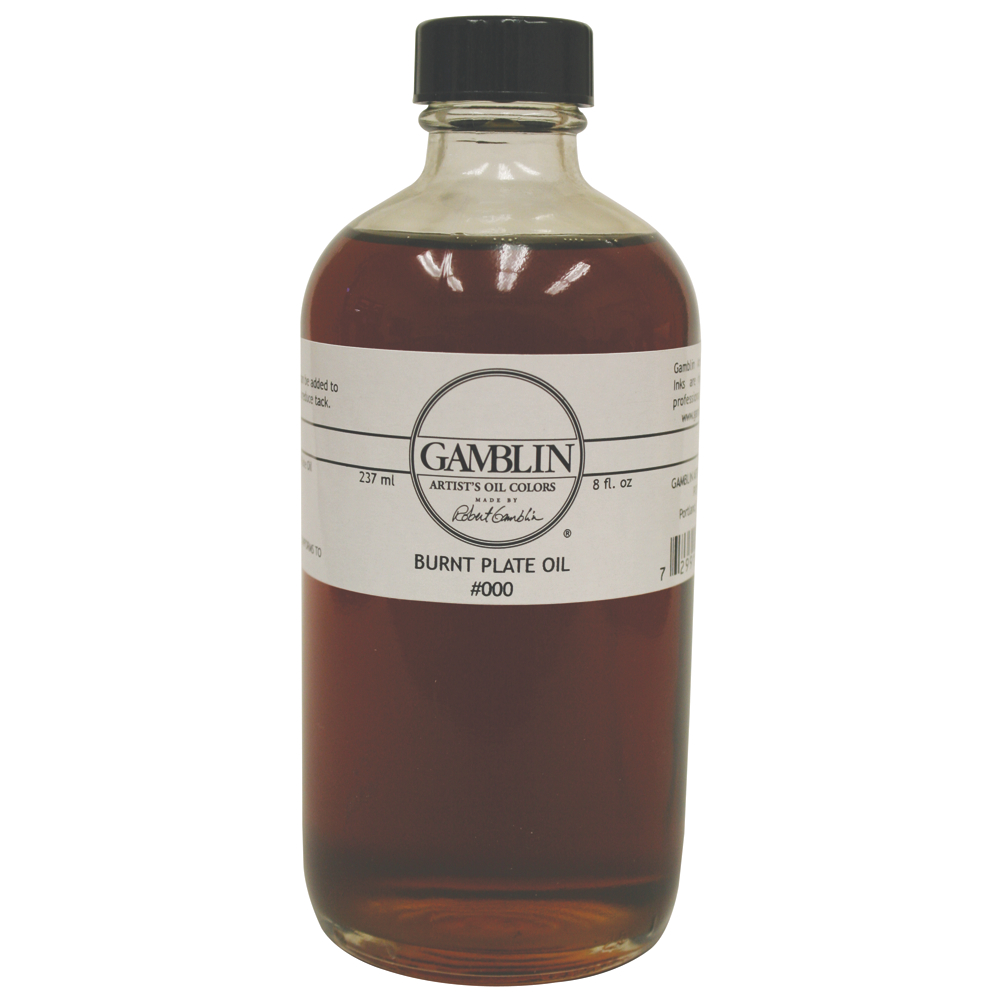 Gamblin Burnt Plate Oil #000 8 Oz