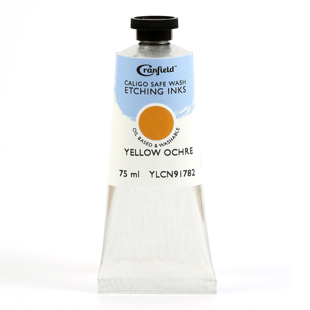 Cranfield Caligo Etching Ink 75ml Yellow Ochr