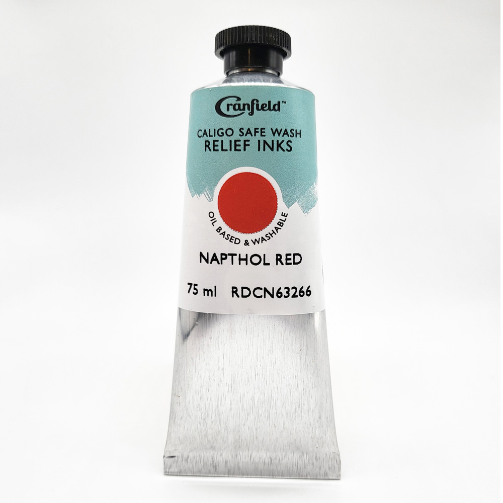 Cranfield Caligo Relief Ink 75ml Naphthol Red