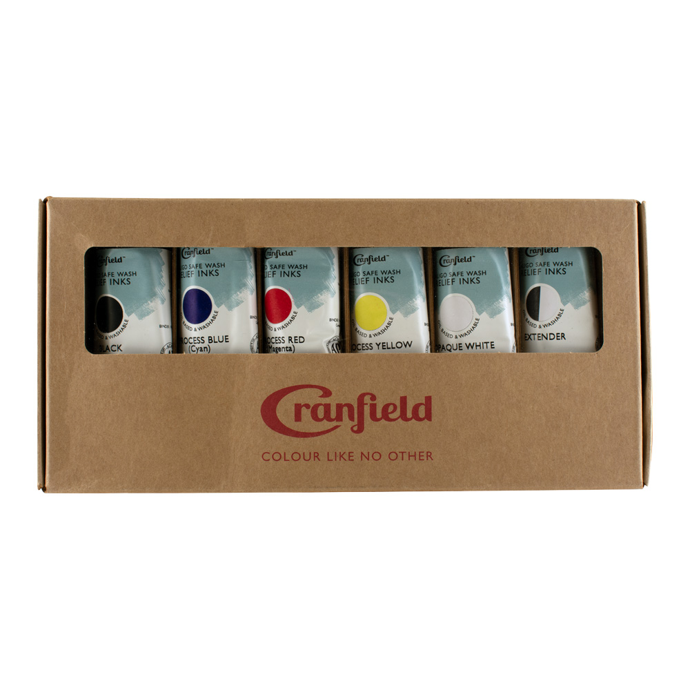 Cranfield Safe Wash Relief Ink Set/6