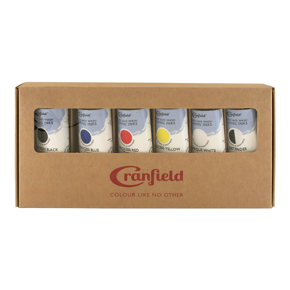 Cranfield Safe Wash Etching Ink Set/6