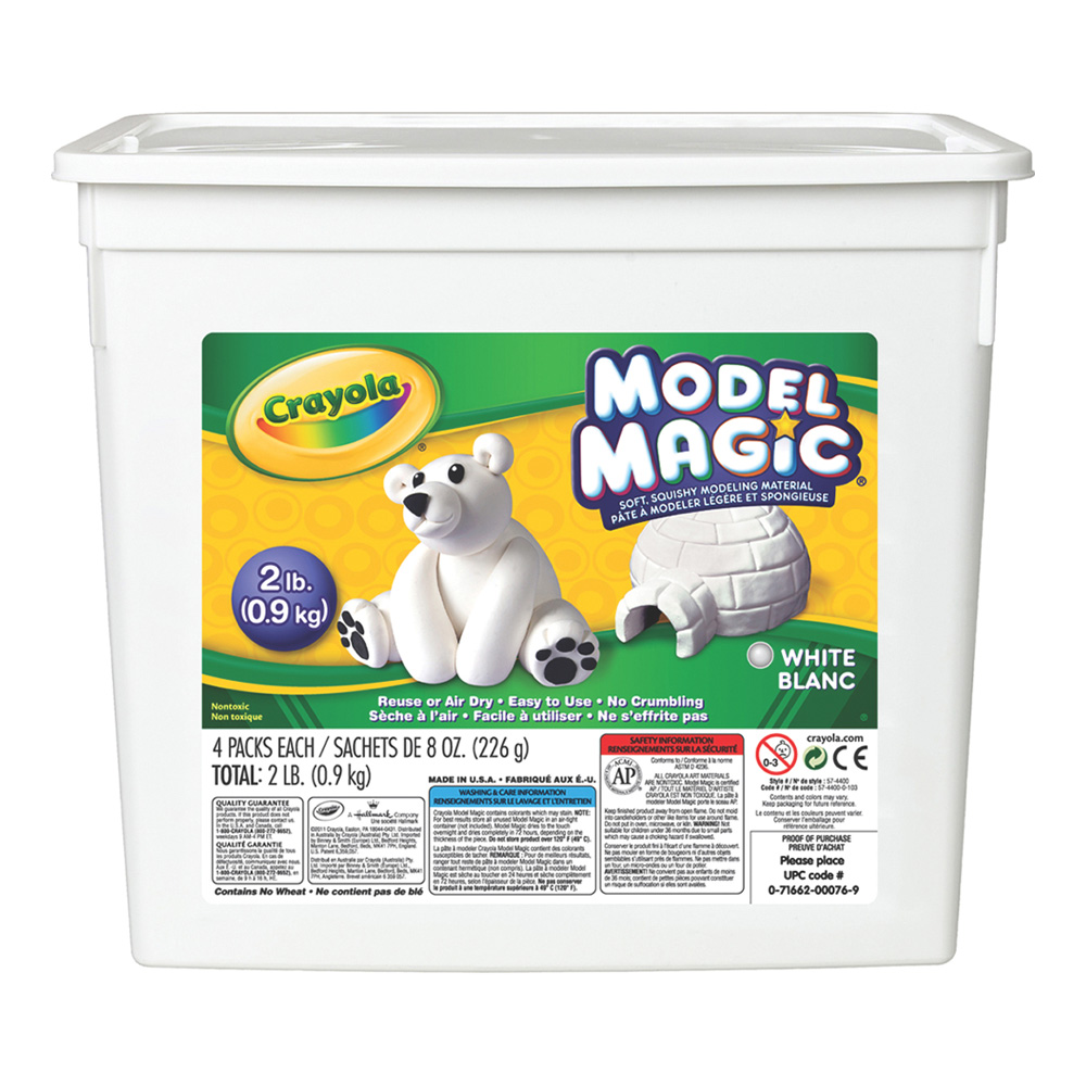 Crayola Model Magic 2Lb Tub White