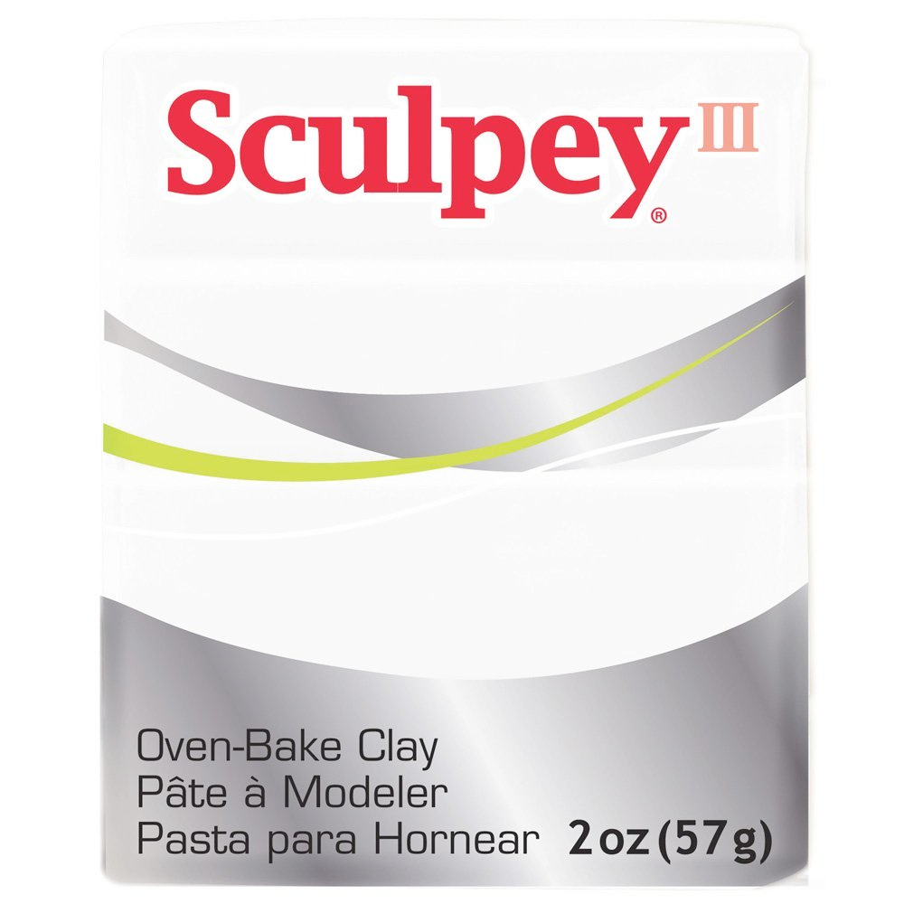 Multipack of 30 - Sculpey III Polymer Clay 2oz-White