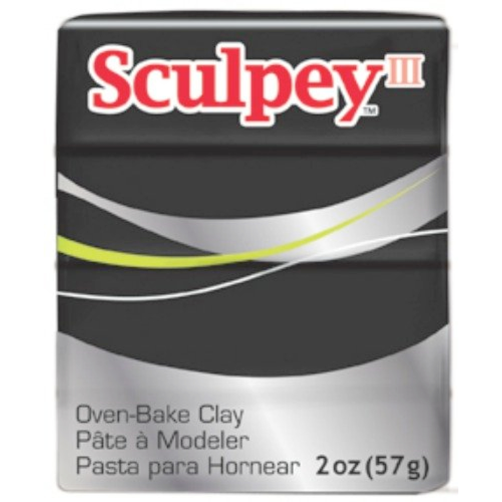 Sculpey III Black 042