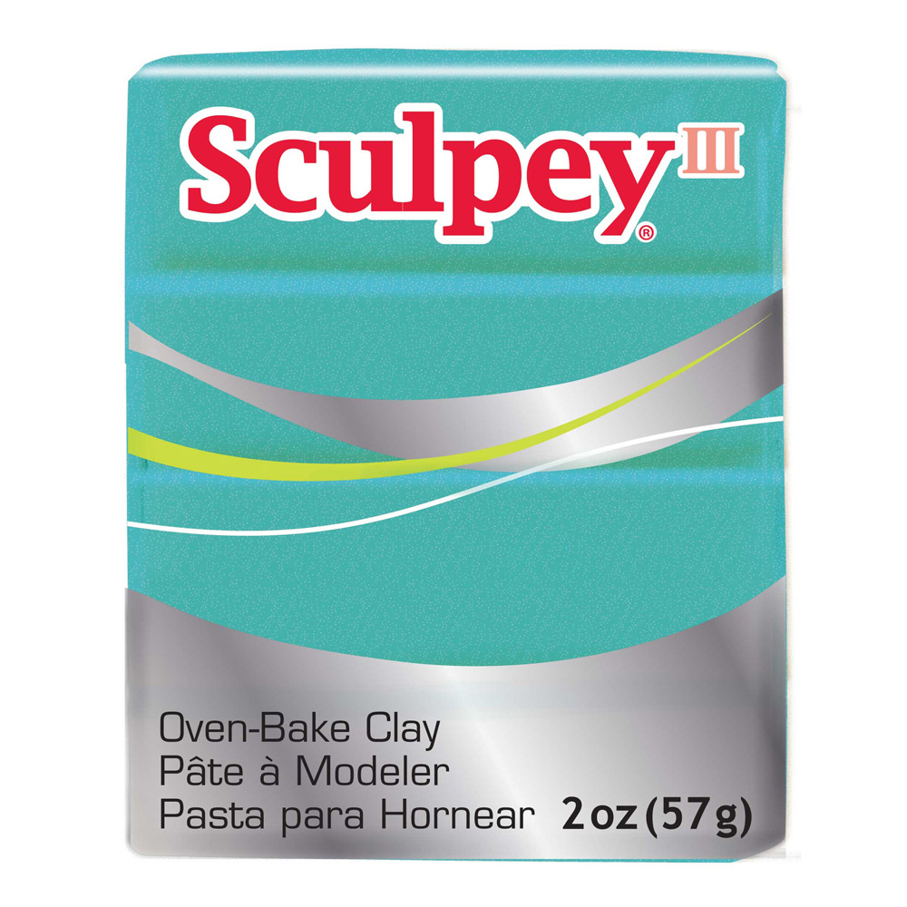 Sculpey III Teal Pearl 538