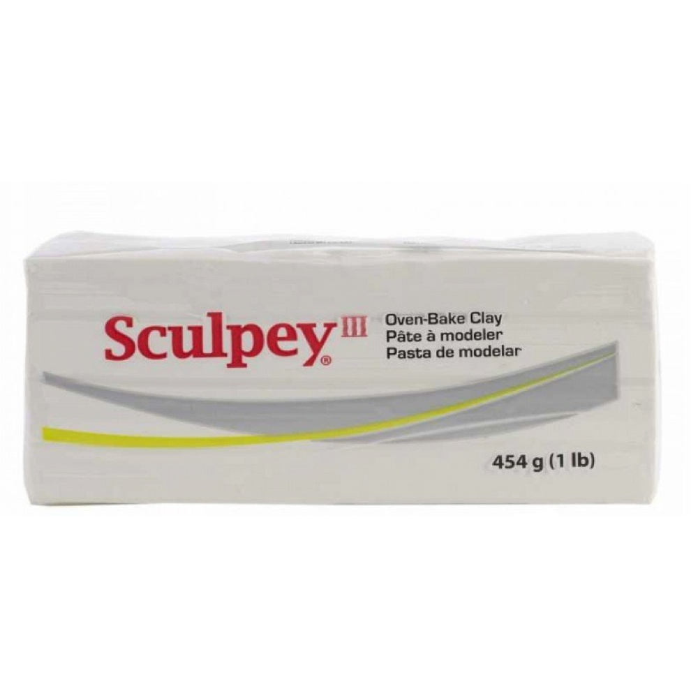 Sculpey III White 1lb